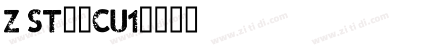 Z ST原版CU1字体转换